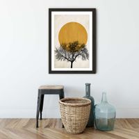 Winter Morning Art Print Black Frame | Bombinate Winter Morning Art Print Black Frame | Bombinate