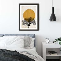 Winter Morning Art Print Black Frame | Bombinate Winter Morning Art Print Black Frame | Bombinate