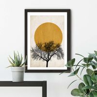 Winter Morning Art Print Black Frame | Bombinate Winter Morning Art Print Black Frame | Bombinate