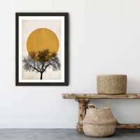 Winter Morning Art Print Black Frame | Bombinate Winter Morning Art Print Black Frame | Bombinate