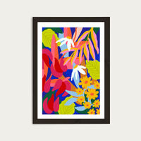 Heal Your Soul Floral Art Print Black Frame | Bombinate Heal Your Soul Floral Art Print Black Frame | Bombinate