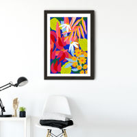 Heal Your Soul Floral Art Print Black Frame | Bombinate Heal Your Soul Floral Art Print Black Frame | Bombinate