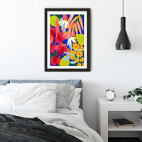 Heal Your Soul Floral Art Print Black Frame | Bombinate Heal Your Soul Floral Art Print Black Frame | Bombinate