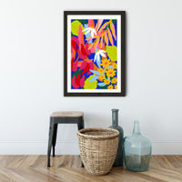 Heal Your Soul Floral Art Print Black Frame | Bombinate Heal Your Soul Floral Art Print Black Frame | Bombinate