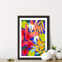 Heal Your Soul Floral Art Print Black Frame | Bombinate Heal Your Soul Floral Art Print Black Frame | Bombinate