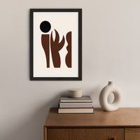 Natural Art Print Black Frame | Bombinate Natural Art Print Black Frame | Bombinate