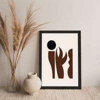 Natural Art Print Black Frame | Bombinate Natural Art Print Black Frame | Bombinate