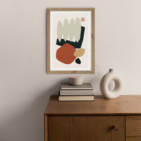 Collage Earth II Art Print Oak Frame | Bombinate Collage Earth II Art Print Oak Frame | Bombinate