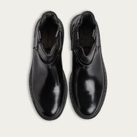 Black Chelsea Leather Boots | Bombinate