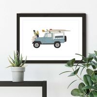 Summer Nights Art Print Black Frame | Bombinate Summer Nights Art Print Black Frame | Bombinate