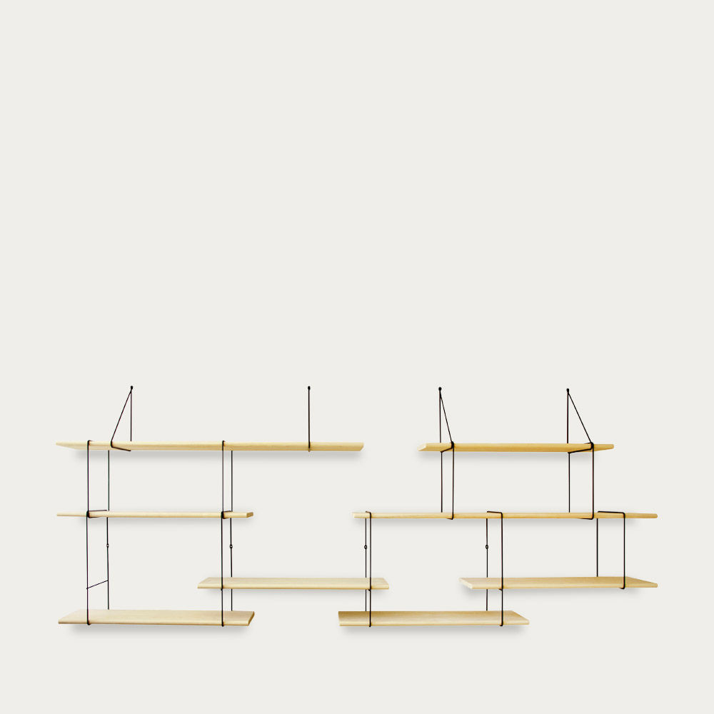 Studio Hausen Ash Black Link Set Duo Shelf Bombinate