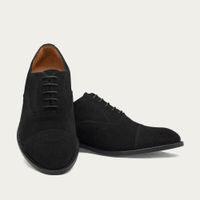 Black Downtown Suede Shoes | Bombinate