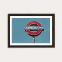 Underground Art Print Black Frame | Bombinate Underground Art Print Black Frame | Bombinate