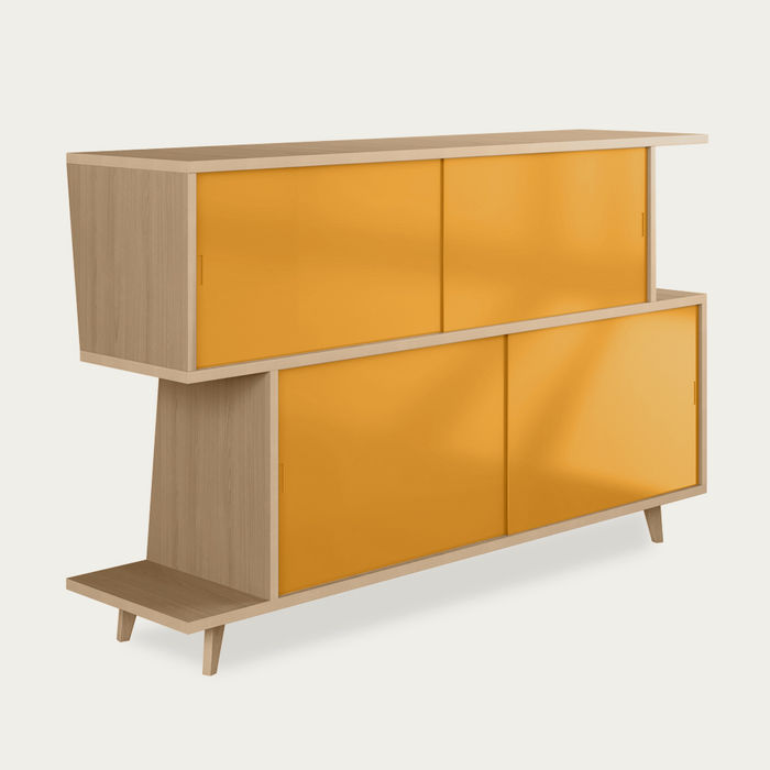 Feit Designs | Oak/Orange Sideboard | Bombinate