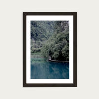 The Path Under Trees Art Print Black Frame | Bombinate The Path Under Trees Art Print Black Frame | Bombinate
