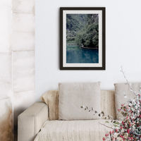 The Path Under Trees Art Print Black Frame | Bombinate The Path Under Trees Art Print Black Frame | Bombinate