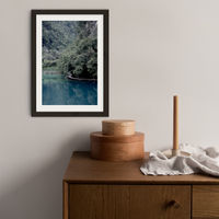 The Path Under Trees Art Print Black Frame | Bombinate The Path Under Trees Art Print Black Frame | Bombinate