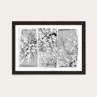 Oriental Blossom Art Print Black Frame | Bombinate Oriental Blossom Art Print Black Frame | Bombinate