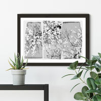 Oriental Blossom Art Print Black Frame | Bombinate Oriental Blossom Art Print Black Frame | Bombinate