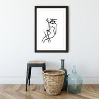 Noticed Art Print Black Frame | Bombinate Noticed Art Print Black Frame | Bombinate