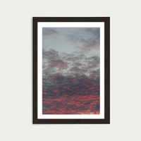 Cotton Candy Sky Art Print Black Frame | Bombinate Cotton Candy Sky Art Print Black Frame | Bombinate