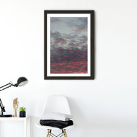 Cotton Candy Sky Art Print Black Frame | Bombinate Cotton Candy Sky Art Print Black Frame | Bombinate
