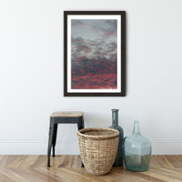 Cotton Candy Sky Art Print Black Frame | Bombinate Cotton Candy Sky Art Print Black Frame | Bombinate