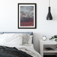 Cotton Candy Sky Art Print Black Frame | Bombinate Cotton Candy Sky Art Print Black Frame | Bombinate