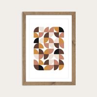Oak Frame Geometric I Art Print | Bombinate Oak Frame Geometric I Art Print | Bombinate