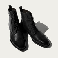Totò Nero Lace up Boots | Bombinate Totò Nero Lace up Boots | Bombinate