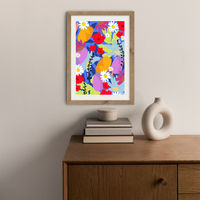 Garden At My Window Art Print Oak Frame | Bombinate Garden At My Window Art Print Oak Frame | Bombinate