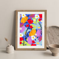 Garden At My Window Art Print Oak Frame | Bombinate Garden At My Window Art Print Oak Frame | Bombinate