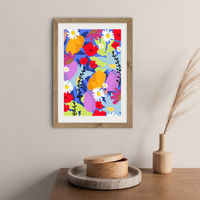 Garden At My Window Art Print Oak Frame | Bombinate Garden At My Window Art Print Oak Frame | Bombinate