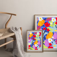 Garden At My Window Art Print Oak Frame | Bombinate Garden At My Window Art Print Oak Frame | Bombinate