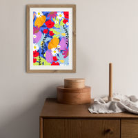 Garden At My Window Art Print Oak Frame | Bombinate Garden At My Window Art Print Oak Frame | Bombinate