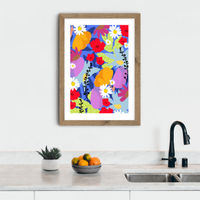 Garden At My Window Art Print Oak Frame | Bombinate Garden At My Window Art Print Oak Frame | Bombinate