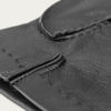 Black Pierluigi Handmade Deer Touch Leather Gloves | Bombinate Black Pierluigi Handmade Deer Touch Leather Gloves | Bombinate
