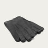 Black Pierluigi Handmade Deer Touch Leather Gloves | Bombinate Black Pierluigi Handmade Deer Touch Leather Gloves | Bombinate