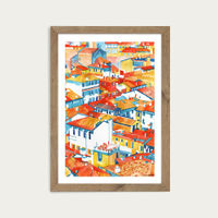 Verona Ulice Art Print Oak Frame | Bombinate Verona Ulice Art Print Oak Frame | Bombinate