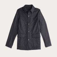 Navy Stripe The Wool Shacket | Bombinate Navy Stripe The Wool Shacket | Bombinate