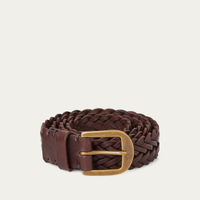 Walnut Brown/Brass Braided Belt | Bombinate Walnut Brown/Brass Braided Belt | Bombinate
