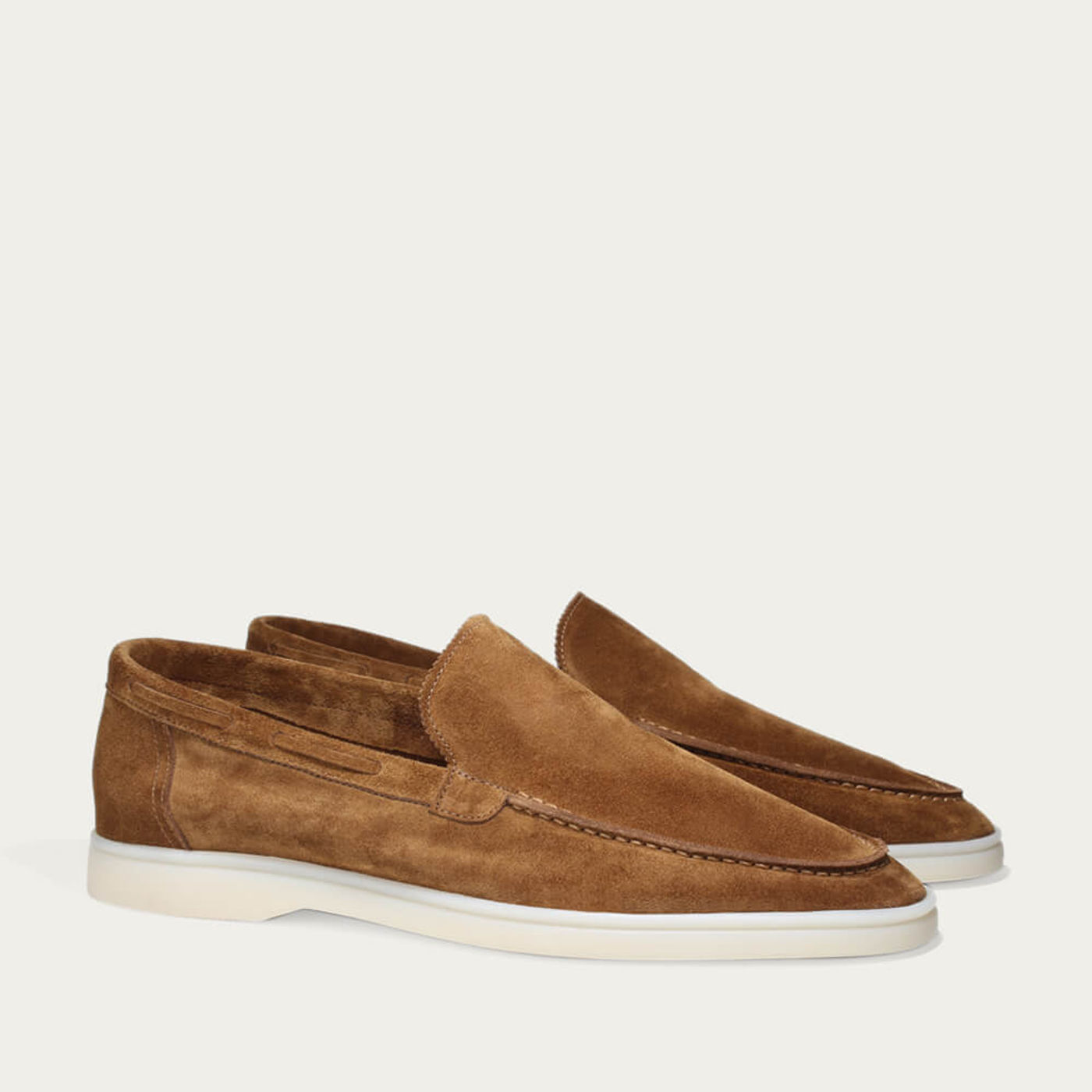 Caramel Suede Yacht Loafer | Bombinate