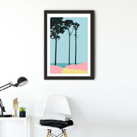 Weststrand Art Print Black Frame | Bombinate Weststrand Art Print Black Frame | Bombinate
