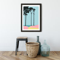 Weststrand Art Print Black Frame | Bombinate Weststrand Art Print Black Frame | Bombinate
