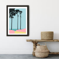 Weststrand Art Print Black Frame | Bombinate Weststrand Art Print Black Frame | Bombinate