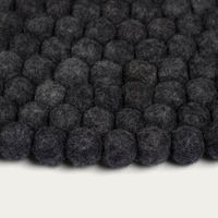 Felt Ball Rug Hugo Round | Bombinate Felt Ball Rug Hugo Round | Bombinate