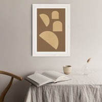 Dada Art Print White Frame | Bombinate Dada Art Print White Frame | Bombinate