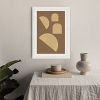 Dada Art Print White Frame | Bombinate Dada Art Print White Frame | Bombinate