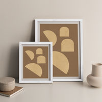Dada Art Print White Frame | Bombinate Dada Art Print White Frame | Bombinate
