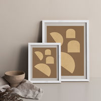 Dada Art Print White Frame | Bombinate Dada Art Print White Frame | Bombinate